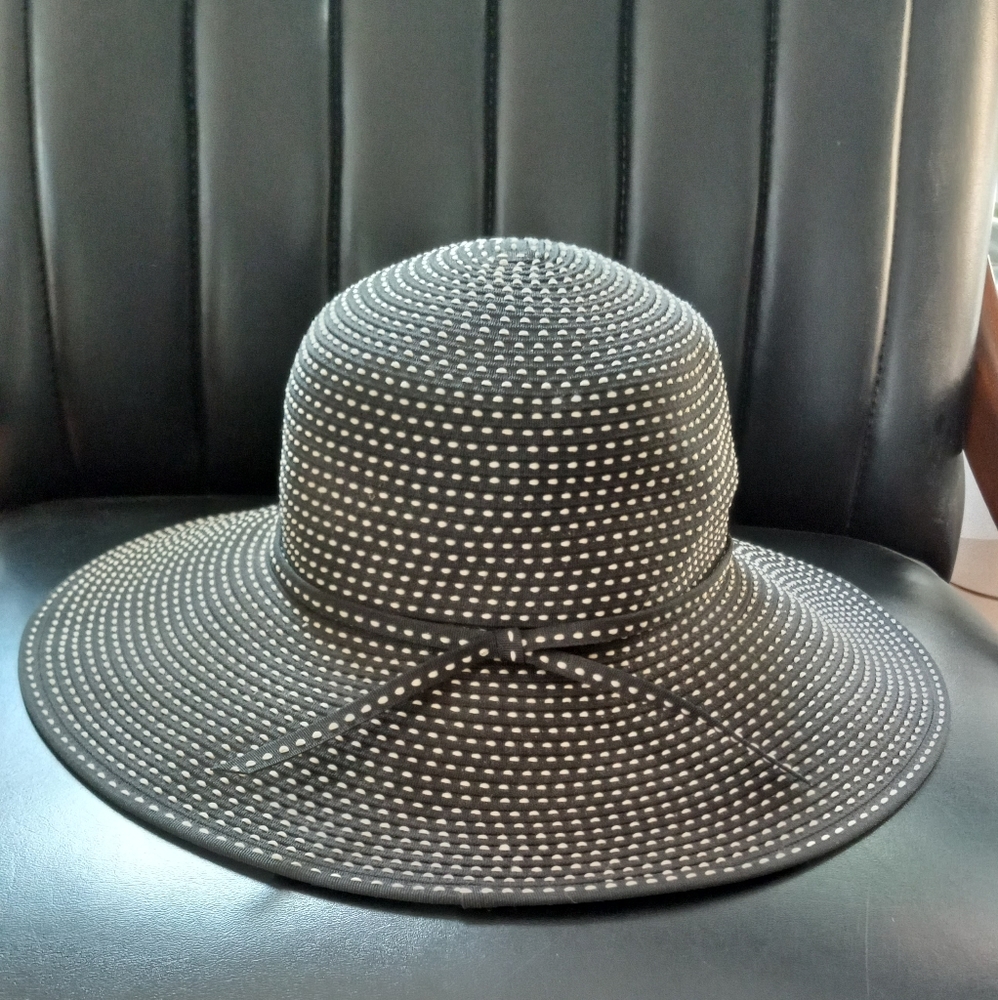 SAN DIEGO HAT COMPANY Ribbon Braid hat with Ticking - Picture 3 of 4